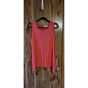 Ellie & Kate coral sleeveless blouse